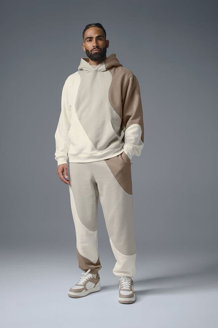 Men's Tri-Colour Statement Hoodie